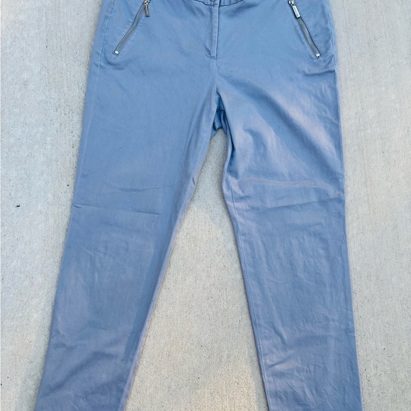 Michael Kors Light Gray Chinos with Zipper Pockets size 14 - Picture 3 of 10